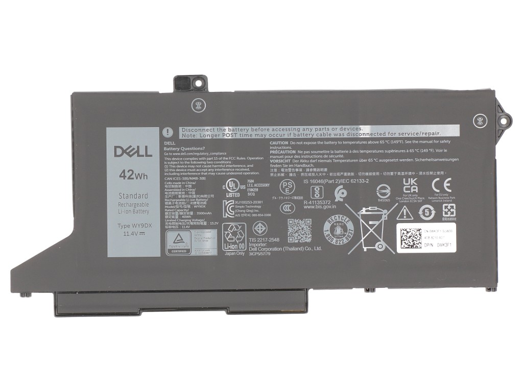 Laptop accu R89GC voor o.a. Dell Latitude 5420 - 3500mAh - Origineel Dell
